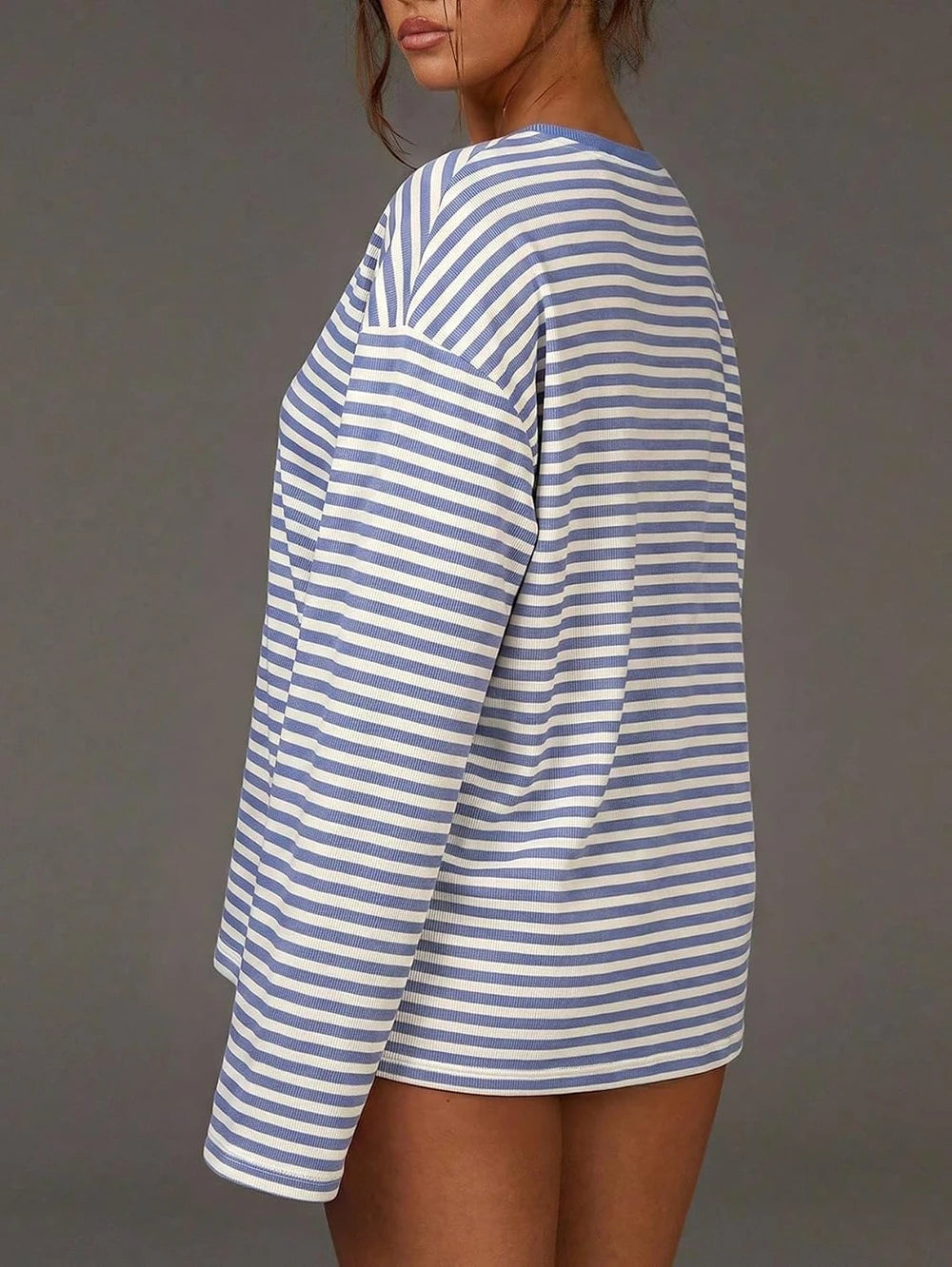 Striped Knit Lounge Set
