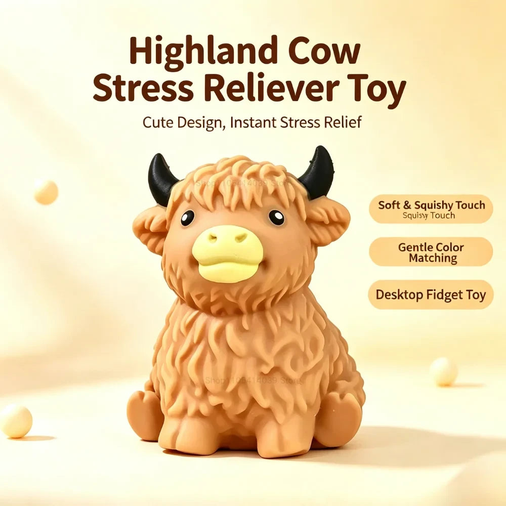 Highland Cow Fidget Toy