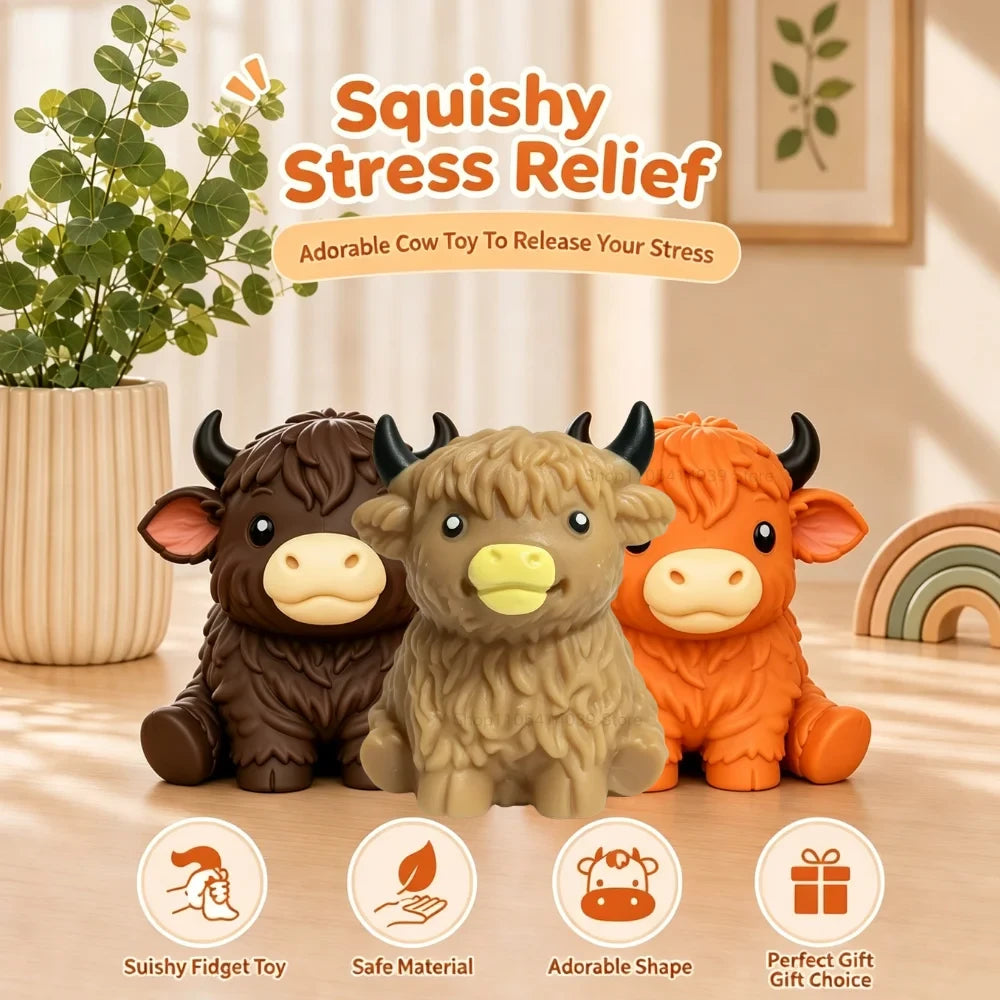 Highland Cow Fidget Toy